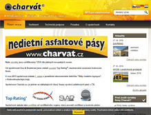 Tablet Screenshot of charvat.cz